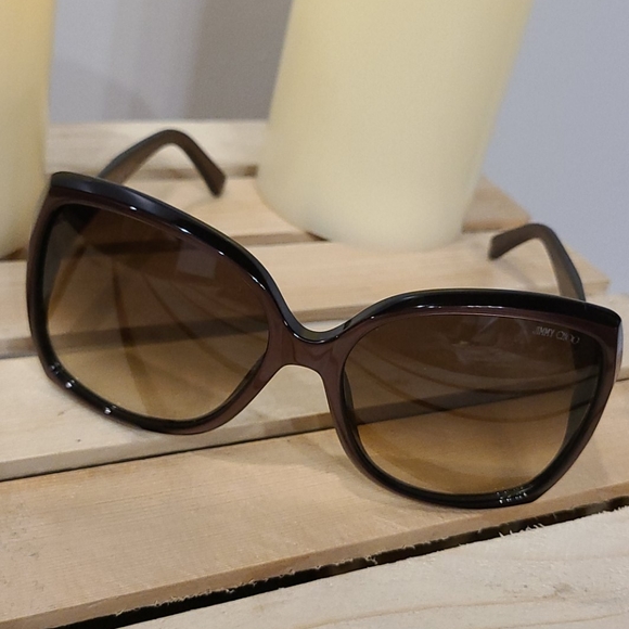 New Jimmy Choo Brown Womens Sunglasses absolute Mint 💯 - Picture 2 of 10